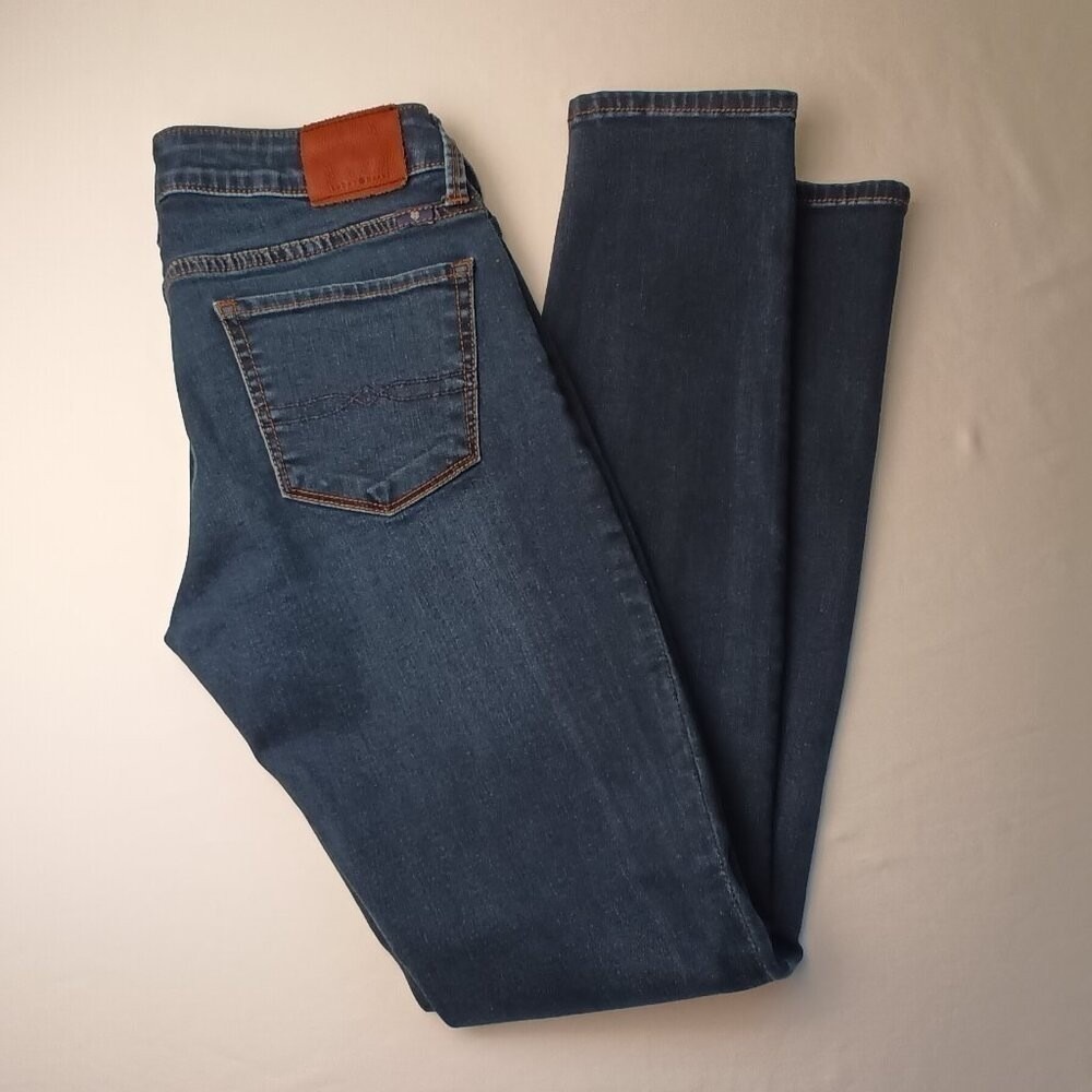 Lucky Brand Womens Lolita Skinny Mid Rise Dark Wash Denim Jeans Size 0/26 Blue